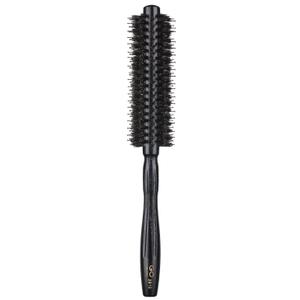 PERFEHAIR Round Brush with Natural Boar and Nylon Bristles, Small Volumizing Hair Brush- 1.7 Inch Diameter Barrel