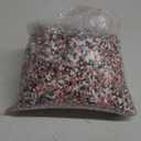1400 G/ 3.08 Lb Blend Color Chips Concrete Floor Coatings Decorative Paint Flakes for Walls Garage Floor Paint Interior Exterior Floors (Black, White, Gray, Red)