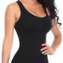 SLIMBELLE Camisole Tops for Women Tummy Control Shapewear Tank Tops with Built in Bra Body Shaper, XL