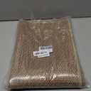 Non Slip Stair Runners for Wooden Steps, Square Rubber Backing Carpet Stair Treads for Wood Cover Indoor, Thicken Linen No Residue Rug Covers for Staircase 30x30 inch(Beige, 30" x 30")