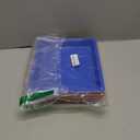 Bercoor 12 Pack Plastic Art Trays, Activity Crafts Serving Organizer Tray for Kids School Classroom DIY Projects Supply, Painting, Jewelry, Beads, 6 Colors