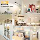 A19 LED Light Bulb, 60 Watt Equivalent, Soft White 3000K, 850LM, E26 Base, Non-Dimmable, 9W Bright White, 24-Pack