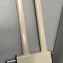 Lumizone Extra Tall Pet Gate 55.12" High Pressure Mounted 4.13" Wide Extension kit 1.37" Gap (Cream White, 55.12" H x 4.13" W, Extension)