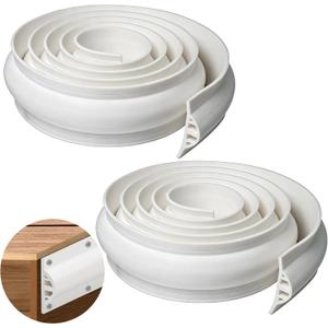 Dock Bumpers,Boat Dock Bumpers for Edging,10ft /20ft Dock Edging Coil Dock Fender Guard for Edge Side and Piling,Marine D-Profile Dock Protector Rub Rail for Boats,Commercial Grade,Includes Screws
