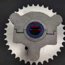 Rubber Hub Adapter & 36T 3, 6, 9 Hole Sprocket Assembly for 2 Stroke 80cc Motorized Bicycle