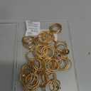 Textured Gold Brass Jump Rings, Jewelry Making Supplies 