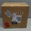 Corelle Vitrelle 18 Piece Glass Dinnerware Sets Service for 6, Triple Layer Chip & Crack Resistant Glass Plate and Bowl Sets, Knox