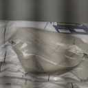 White Grid Comforter Set Queen, 3 Piece Black Line Windowpane Comforter Sets with 2 Pillow Shams, Modern Minimalist Comforte