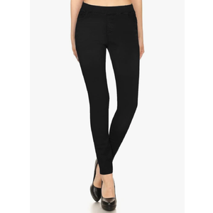 Women's Jeggings & Capris High Waist Pull-On Jean Style Stretch Skinny Capri Pants XL