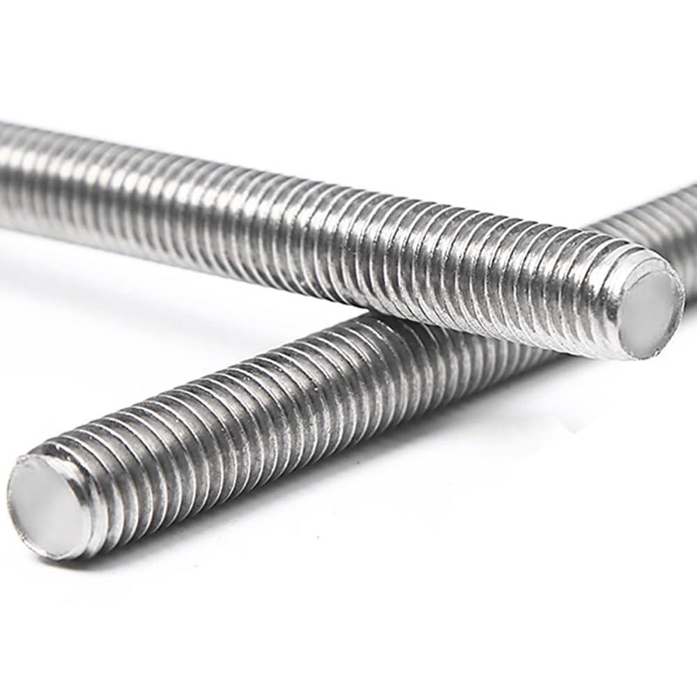 16-Inch Length,Stainless Steel Fully Threaded Rod,1/2" -13 Thread Size, Right Hand Threads, 304 Stainless Steel Threaded Screwand-Studs(2 Pieces)