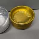 25 Pack Disposable 4 Inch Mini Pie Tins with Lids 8 Oz Golden Aluminum Pie Pan Tins for Baking Tarts, Cakes, and Quiche Ideal for Parties and Weddings-Black