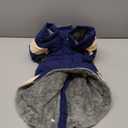 XL Winter Coat for Medium Dogs,Reflective Harness Built in | Turtleneck Dog Snowsuit with Sleeves for Snow Day Keep Warm,Outdoor Activities Water-Repellent & Windproof Jacket (Navy-Blue) (X-LargeChest 29.5")