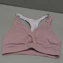 Push Up Sports Bras for Women - Medium Support Twist Front Cropped Workout Tops Racerback Yoga Bra with Removeable Pads (Small, Purple)
