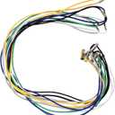 6 Pack Elastic Band for Trash Can Elastic Retainer for Garbage Bags Prevents (68.00X2.50X0.70CM)