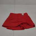MCEDAR Pleated Tennis Skirt for Women with Pockets Women's High Waisted Athletic Golf Skorts Skirts Running Workout Shorts (6, Red)