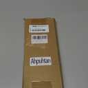 Gold Taper Candle Holder Set of 6, Brass Gold Tall Candlestick Holders, Metal Vintage Candle Stickers Long Holder Set, Pillar Decorative Candle Holder Fits 3/4 Inch Candle