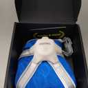 Light Up Dog Harness, Reflective Adjustable Dog Vest, No Pull Illuminated LED Harness for Dogs Night Walking Hiking Running, Waterproof,Lightweight(Large, Blue)