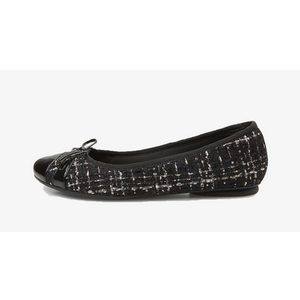 Steve Madden New York Zion Women's Flats Shoes Black/White Size 8