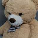 MaoGoLan Giant Teddy Bear Plush Toy - Ultra Soft & Cute Large Stuffed Animal 39 inches, Perfect for Baby Showers, Birthdays, Valentines Day Gifts (Kids, Couples, Family), Tan