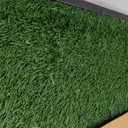FURWAY Dog Grass Pad with Tray Artificial Grass Puppy Pee Pad for Dogs, Reusable 4-Layer Training Potty Pad with Tray, Quick Absorbent Indoor & Outdoor Portable Dog Patio Potty ( 35.4"x23.6")