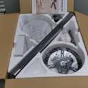 Ceiling Fans with Lights, 52 Inch Low Profile Ceiling Fan with Light and Remote, Flush Mount Ceiling Fan, 3CCT, Dimmable, Noiseless, Ceiling Light Fan for Bedroom, Indoor/Outdoor Use,Black