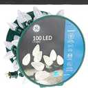 StayBright 100-Ct Constant C9 LED Plug-in String Lights - White - 49.5 Ft