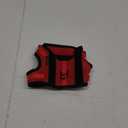 FAYOGOO Service Dog Vest for Small Breed - Lightweight Dog Harness with 6PCS Removable Patches - Puppy Harness and Leash Set for Walking, Training (Red), S
