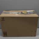 9 FT Pre-Lit Christmas Garland with 50 LED Lights Red Bows Flowers, Indoor Outdoor Lighted Garland for Stairs, Mantle, Door, Fireplace, Banister, Staircase, Holiday Christmas Decor, Battery Operated