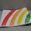 Large Colorful Rainbow Wall Decals, Insparational Peel and Stick Fabric Nursery Wall Decor, Removable Home Room Wall Decor Murals Stickers for Kids Girls Toddler Bedroom Living Room Playroom