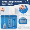 Toilet Bowl Cleaner, Automatic Long-Lasting Blue Toilet Cleaner Bottle, Septic Safe Toilet Bowl Tablets in Bottles, Fresh Bathroom & Deodorize, 6 Pack, 2300 Flushes Each (9.17 Ounce (Pack of 6))