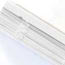 ICEFEEL Horizontal Window Blinds, Cordless Blinds for Windows, Vinyl Horizontal Blinds for Indoor Windows, Blinds for Home and Office, Bedroom (23x72, White)