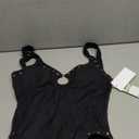 Women's Scoopneck One Piece (8, Black)