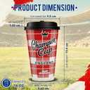3 x 16 oz Champion Cup A Salute To England, 1966 World Soccer Champion, 24 Sets Disposable Paper Party Cups with Lids for Fan Event Decorations Game-Day Festival, COME ON ENGLAND 2026