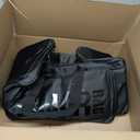 Sneaker Storage Bag Travel Duffel Bag with Shoe Compartment Waterproof Basketball Soccer Training Bag Multi-Function Sports Duffel Bags for Men and Women Travel Sports Fitness-Black