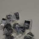 Myard Pitch Angled Slant Shoes with Screw Furniture for 1/2 Inches Square Iron Stair Deck Balusters, 44 Inches 10-Pack (Satin Black)