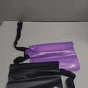 HEETA Waterproof Fanny Pack, Waterproof Pouch Dry Bag 2/3/4 Pack for Phone Passport Purse, Adjustable Waist Strap for Swimming Kayaking Boating Paddle Board Accessories Cruise Beach Camping Essentials (Black & Purple)