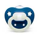 2 x NUK Orthodontic Pacifiers (6-18 Month, Navy)