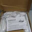 Zakkart Foldable Cat Hammock for Window - Cordless, Embeded Machine Washable Bed, Robust Metal Frame - Cat Window Perch for Large Cats and Kittens (White Bolster Bed, Medium)