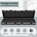 Ramede Customizable Polyethylene Foam Sheet 54 x 16 x 2 Inch Black Foam Insert Pad Cushion for Gun Packing Case, Crafts, Transport, Toolbox Storage, Organization, DIY Projects(1 Piece)
