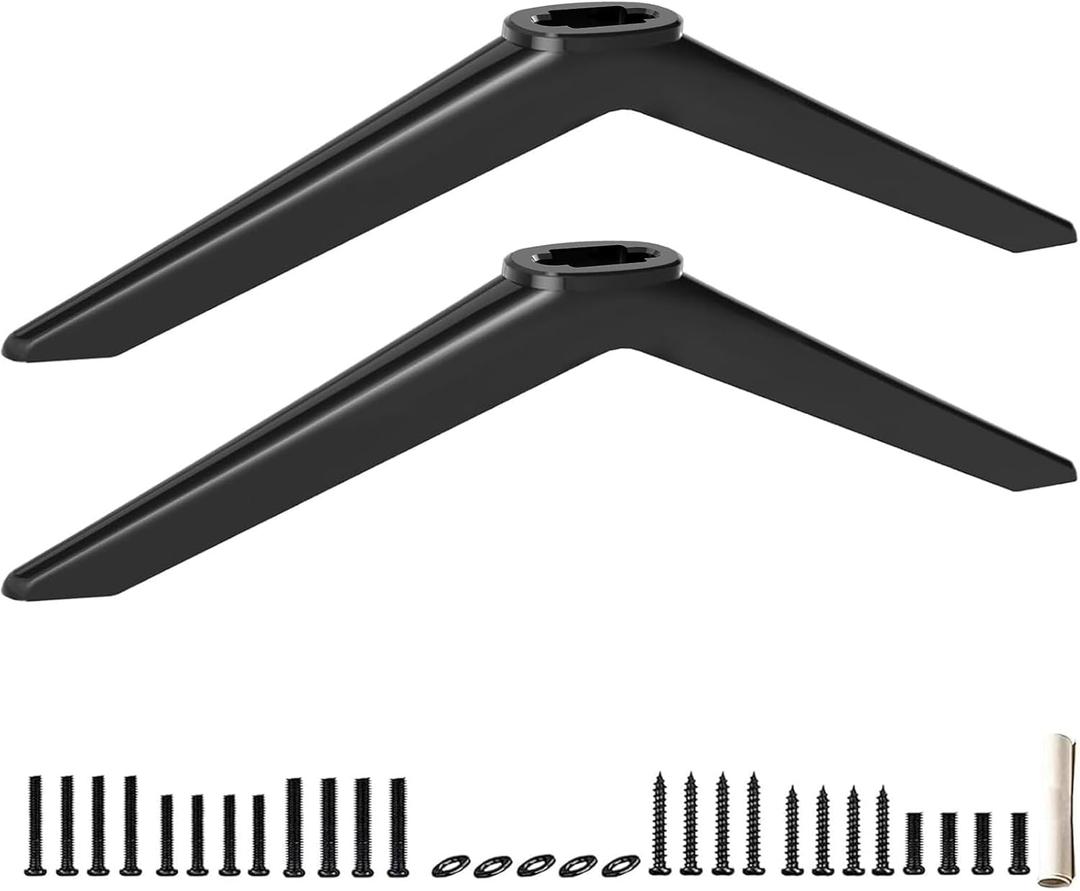 Base Stand Compatible with Onn Roku TV, Only for Onn Roku TV Models Listed, 100005395 100068372 100018254 100012586 with Screws and Instruction, Please Check Before Purchase
