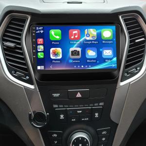 9" Car Radio for Hyundai Santa Fe IX45 2013 2014 2015 2016 2017 with Wireless Carplay Android Auto [2+32G] Bluetooth Screen with FM GPS RDS Backup Camera