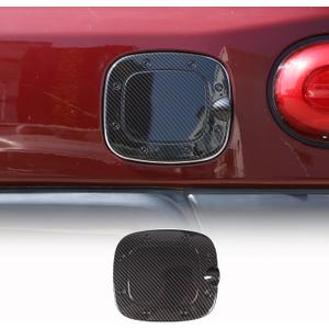 Gas Fuel Tank Cap Protector Cover Compatible with Toyota FJ Cruiser 2007-2021,ABS Plastic Fuel Tank Door Cover Car Oil Gas Cap Door Cover Trim Decorative Accessories (Carbon fiber print)