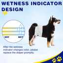XPCARE 50 Count Disposable Male Dog Diapers, Male Dog Wraps,Super Absorbent Leak-Proof Fit (X-Small)