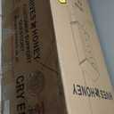 Hives and Honey Crystal Jewelry Armoire, 6 Felt-Lined Drawers, Side Necklace Hooks, Built-In Mirror, Cord Port, Elegant Beaded Trim, Jewel Knobs, Jewelry Storage Organizer (Espresso)