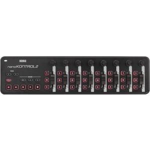 Korg nanoKONTROL2 Slim-Line USB Control Surface, Black