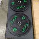 CAP Barbell Rubber Olympic Bumper Plate | Multiple Options/Colors (25lbs - Pair)