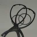 2 Pack Wig Stand with 2 Pcs Wig Dust Bags, Wig Holder Hat Display with Wig Bag for Women Multiple Wigs - Wig Party Kit for Salon Home Travel Use (White)