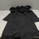 Women 2 Piece Casual Lounge Set Sleeveless Strappy Tie Back Cami Top Wide Leg Shorts 2Pcs Summer Pj Set Beachwear (Medium, Black)