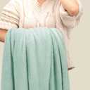 Plush Fleece Throw Blanket for Couch and Bed, Fluffy Fuzzy Cozy Lightweight Soft Blankets All Season Use (40x50 Inches,Aqua)