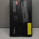 Wireless Keyboard and Mouse Combo, 2.4G Full Size Wave Keys Ergonomic Keyboard with Wrist Rest and 3-Level DPI Adjustable Wireless Ergonomic Mouse for Windows, Mac OS Desktop/Laptop/PC(Black)